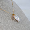 Keishi Pearl & Morganite Necklace