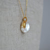 Keishi Pearl & Citrine Necklace